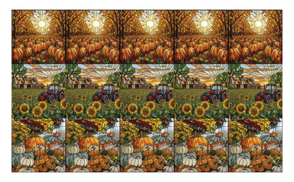 DecoCraft - Scenic Elevated Texture Tiles - Autumn Harvest
