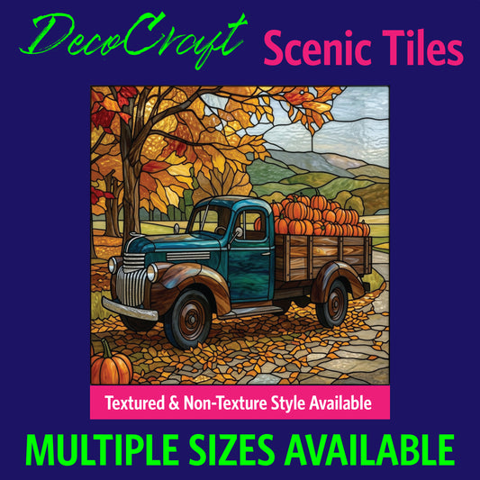 DecoCraft - Scenic Elevated Texture Tiles - Fall - Harvest Haul