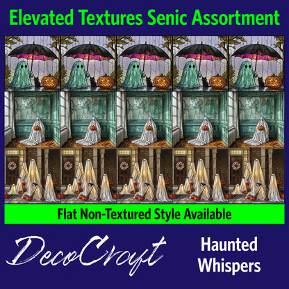 DecoCraft - Scenic Elevated Texture Tiles - Halloween - Haunted Whispers
