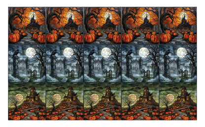 DecoCraft - Scenic Elevated Texture Tiles - Halloween - Haunted Nights
