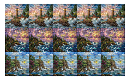 DecoCraft - Scenic Elevated Texture Tiles - Lighthouses - Coastal Beacons