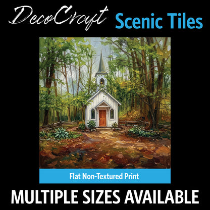 DecoCraft - Scenic Tiles Series - Churches - Forest Path