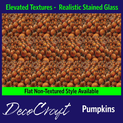DecoCraft - Stained Glass - Elevated Textures - Pumpkins