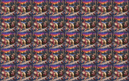 DecoCraft - Studio 1375 - Scenic Tiles Series - Polar Bears - Bringing Christmas Home