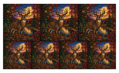 DecoCraft - Studio 1375 - Scenic Elevated Texture Tiles - Deer - Autumn Majesty