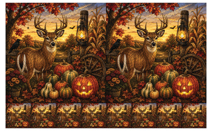 DecoCraft - Studio 1375 - Scenic Elevated Texture Tiles - Deer - Harvest Guardian