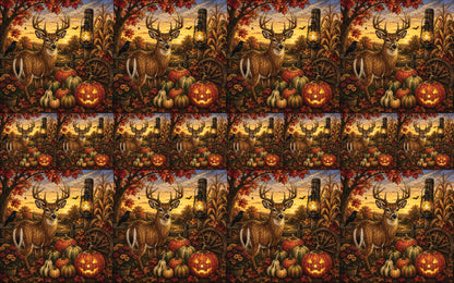 DecoCraft - Studio 1375 - Scenic Elevated Texture Tiles - Deer - Harvest Guardian