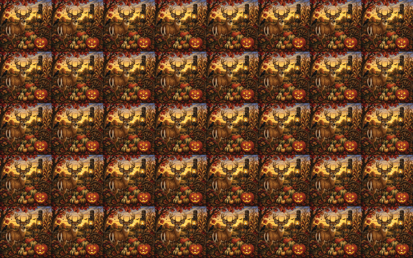 DecoCraft - Studio 1375 - Scenic Elevated Texture Tiles - Deer - Harvest Guardian