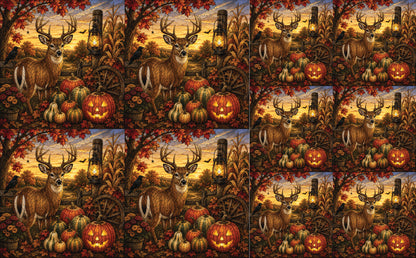 DecoCraft - Studio 1375 - Scenic Elevated Texture Tiles - Deer - Harvest Guardian