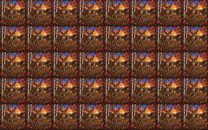 DecoCraft - Studio 1375 - Scenic Elevated Texture Tiles - Deer - Together at Twilight
