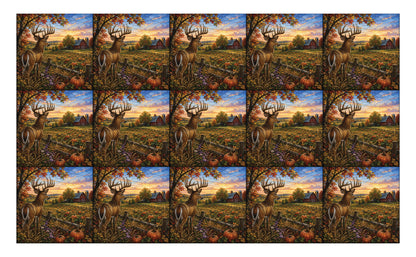 DecoCraft - Studio 1375 - Scenic Elevated Texture Tiles - Deer - Autumn Sentinel