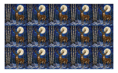 DecoCraft - Studio 1375 - Scenic Elevated Texture Tiles - Deer - Moonlit Guardian