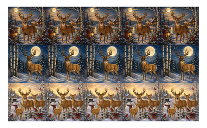 DecoCraft - Studio 1375 - Scenic Tiles Series - Winter Deer Assortment