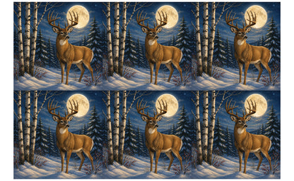 DecoCraft - Studio 1375 - Scenic Tiles Series - Deer - Night Guardian