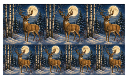 DecoCraft - Studio 1375 - Scenic Tiles Series - Deer - Night Guardian
