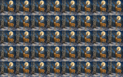 DecoCraft - Studio 1375 - Scenic Tiles Series - Deer - Night Guardian