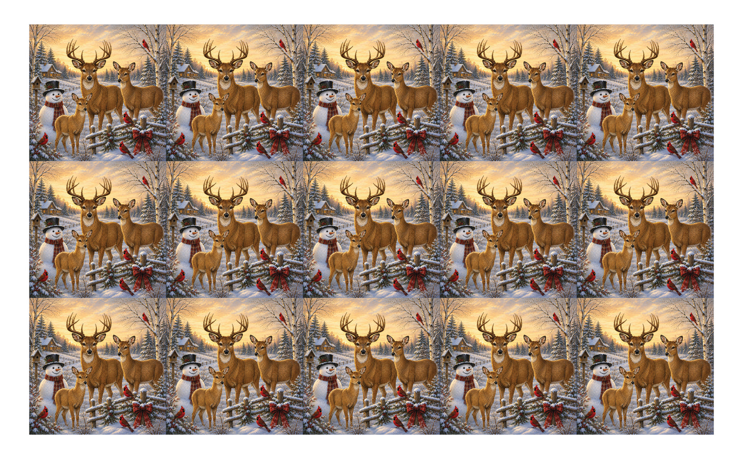 DecoCraft - Studio 1375 - Scenic Tiles Series - Deer - Warm Welcome