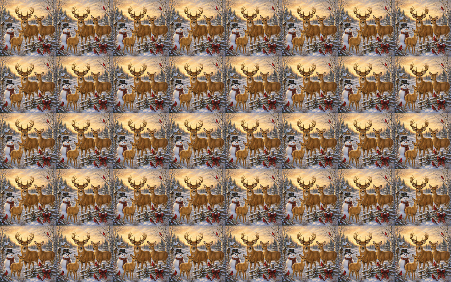 DecoCraft - Studio 1375 - Scenic Tiles Series - Deer - Warm Welcome