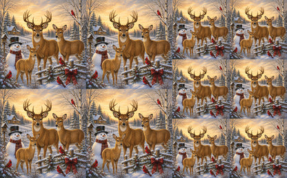 DecoCraft - Studio 1375 - Scenic Tiles Series - Deer - Warm Welcome