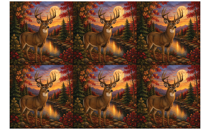 DecoCraft - Studio 1375 - Scenic Tiles Series - Deer - Autumn Buck