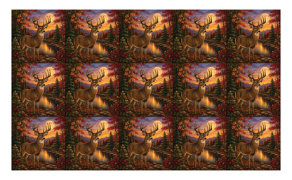 DecoCraft - Studio 1375 - Scenic Tiles Series - Deer - Autumn Buck