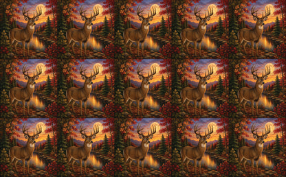 DecoCraft - Studio 1375 - Scenic Tiles Series - Deer - Autumn Buck