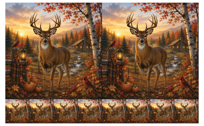 DecoCraft - Studio 1375 - Scenic Tiles Series - Deer - Buck Creek
