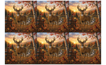 DecoCraft - Studio 1375 - Scenic Tiles Series - Deer - Buck Creek