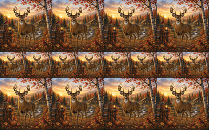 DecoCraft - Studio 1375 - Scenic Tiles Series - Deer - Buck Creek
