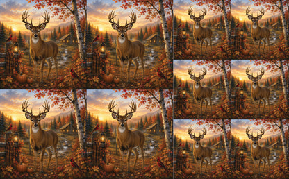 DecoCraft - Studio 1375 - Scenic Tiles Series - Deer - Buck Creek