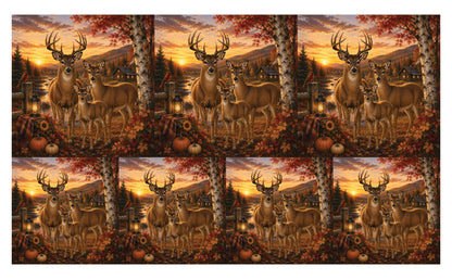 DecoCraft - Studio 1375 - Scenic Tiles Series - Deer - Twilight Family