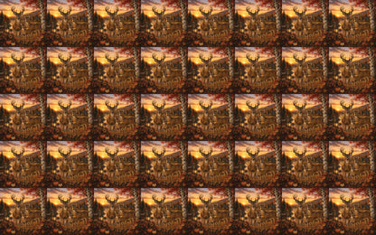 DecoCraft - Studio 1375 - Scenic Tiles Series - Deer - Twilight Family