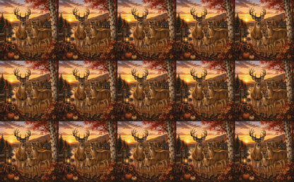 DecoCraft - Studio 1375 - Scenic Tiles Series - Deer - Twilight Family
