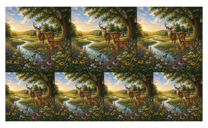 DecoCraft - Studio 1375 - Scenic Tiles Series - Deer Creek