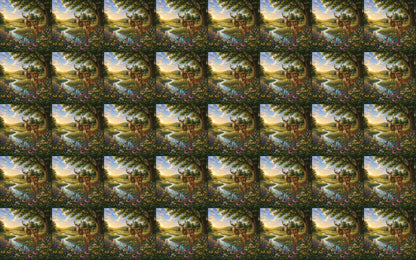 DecoCraft - Studio 1375 - Scenic Tiles Series - Deer Creek