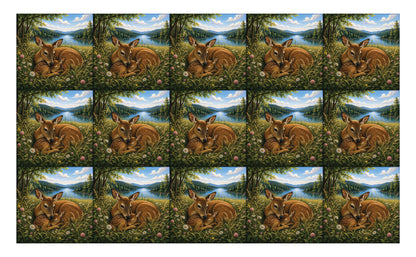DecoCraft - Studio 1375 - Scenic Tiles Series - Deer - Meadow Lullaby