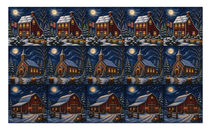 DecoCraft - Studio 1375 - Scenic Tiles Series - Winter on Country Road Assortment