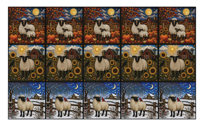 DecoCraft - Studio 1375 - Scenic Elevated Texture Tiles - Homestead Seasons Assortment