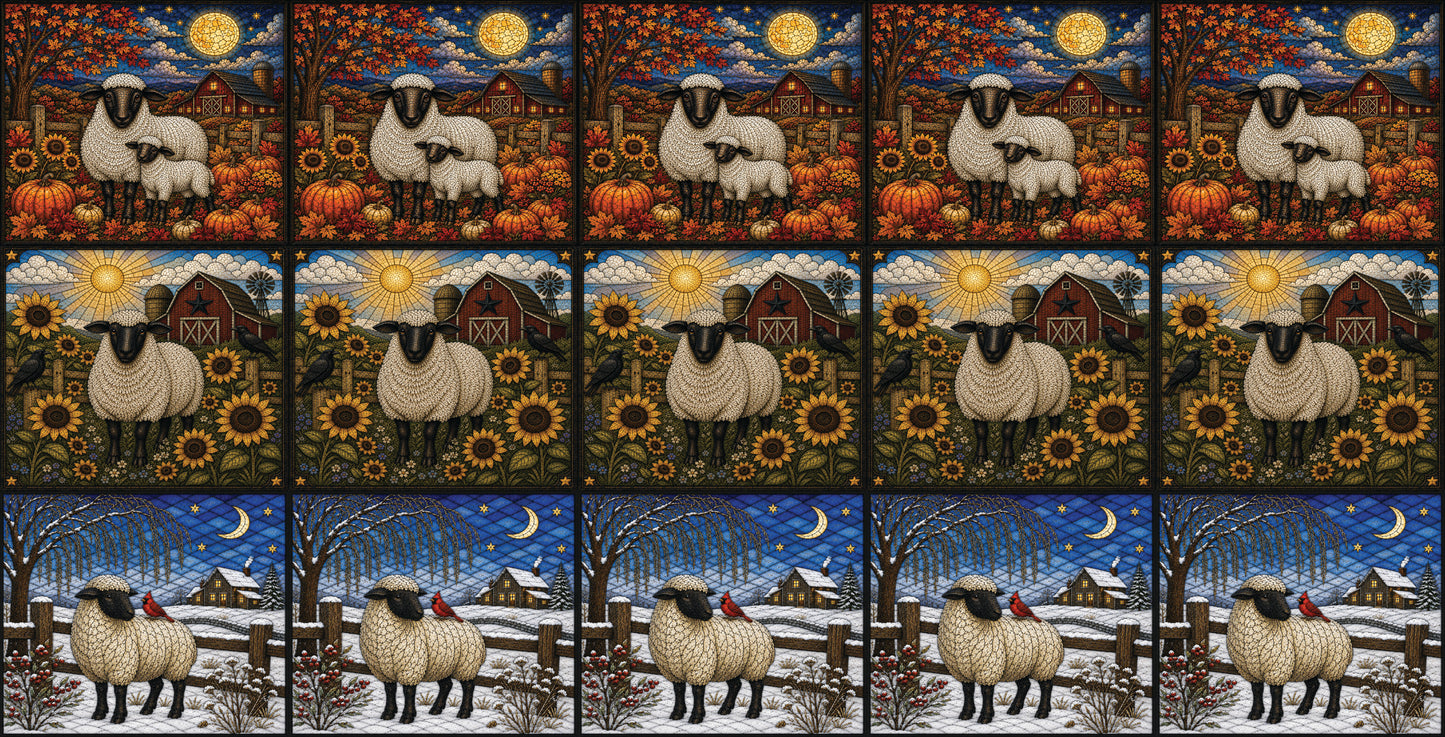 DecoCraft - Studio 1375 - Scenic Elevated Texture Tiles - Homestead Seasons Assortment