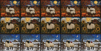 DecoCraft - Studio 1375 - Scenic Elevated Texture Tiles - Homestead Seasons Assortment