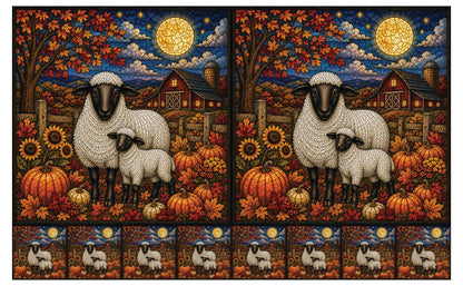 DecoCraft - Studio 1375 - Elevated Textures Scenic Tiles - Homestead Seasons - Harvest Moon Blessings