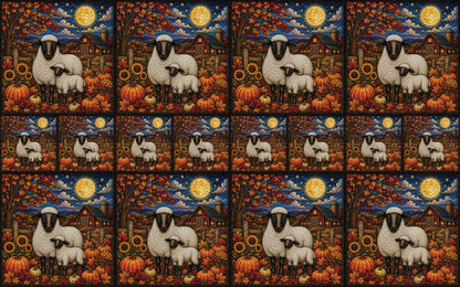 DecoCraft - Studio 1375 - Elevated Textures Scenic Tiles - Homestead Seasons - Harvest Moon Blessings
