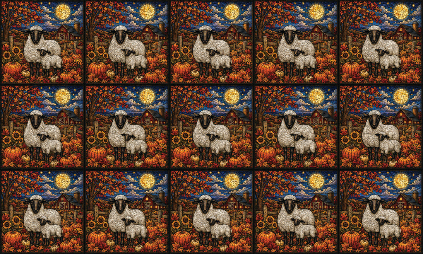 DecoCraft - Studio 1375 - Elevated Textures Scenic Tiles - Homestead Seasons - Harvest Moon Blessings