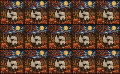 DecoCraft - Studio 1375 - Elevated Textures Scenic Tiles - Homestead Seasons - Harvest Moon Blessings