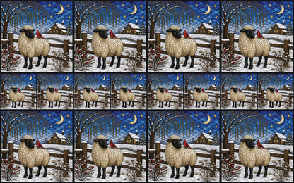 DecoCraft - Studio 1375 - Scenic Elevated Texture Tiles - Homestead Seasons - Winter's Little Companion