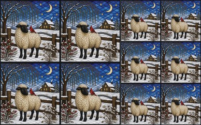 DecoCraft - Studio 1375 - Scenic Elevated Texture Tiles - Homestead Seasons - Winter's Little Companion