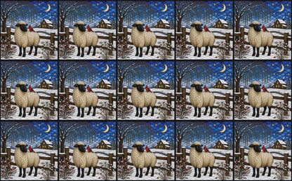 DecoCraft - Studio 1375 - Scenic Elevated Texture Tiles - Homestead Seasons - Winter's Little Companion