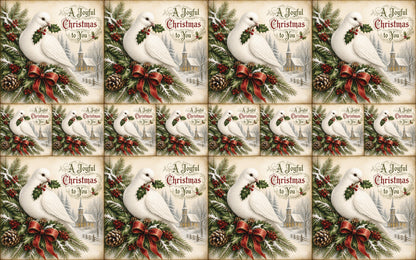 DecoCraft - Studio 1375 - Scenic Tiles Series - Christmas Wishes - A Joyful Christmas