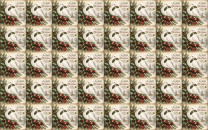 DecoCraft - Studio 1375 - Scenic Tiles Series - Christmas Wishes - A Joyful Christmas