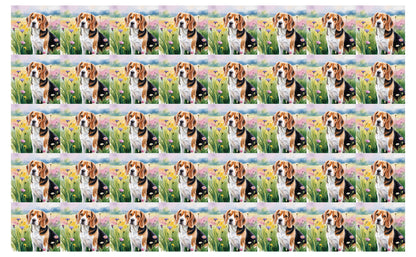 DecoCraft - Scenic Tiles Series - Watercolor Pets - Beagle